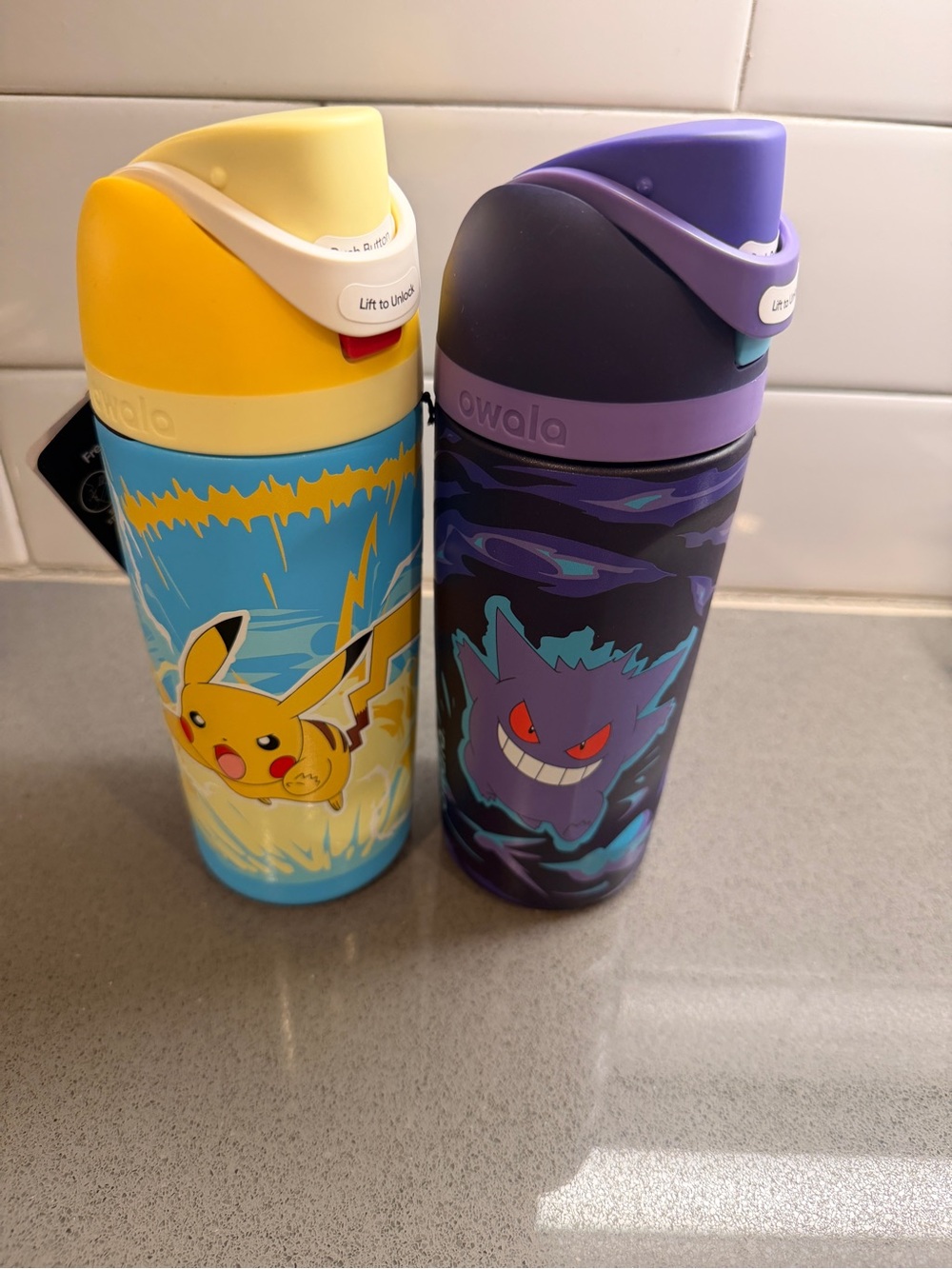 Owala x Pokemon bundle: Gengar and Pikachu